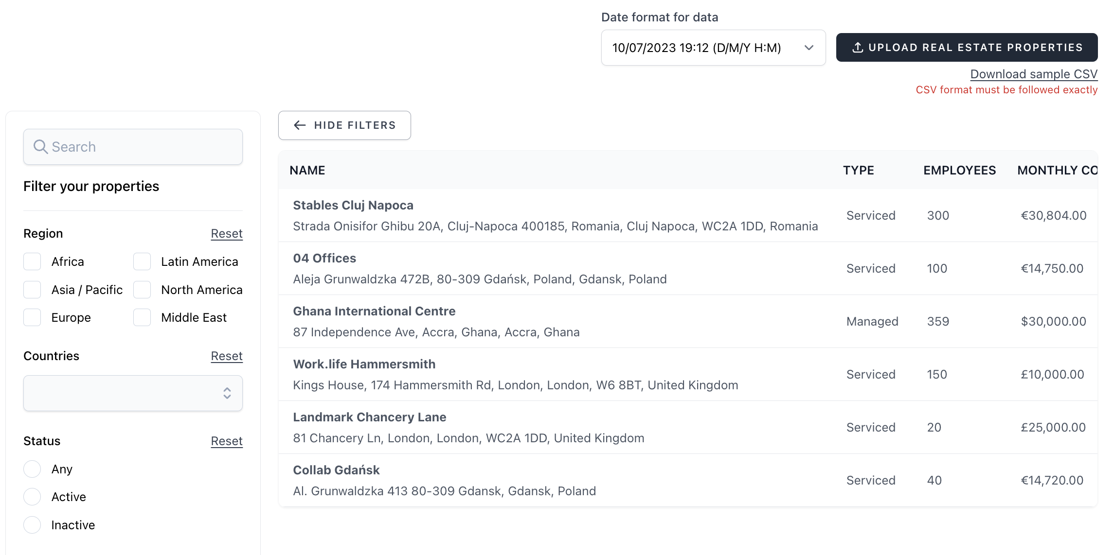 NearU Pro portfolio management view
